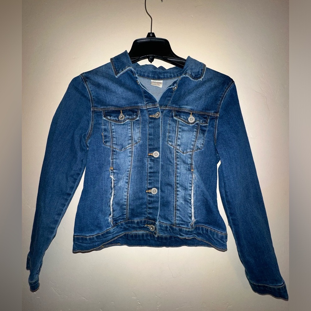 Zara Girls- denim jacket- size 11-12